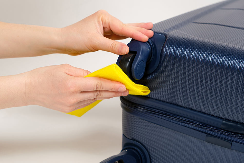 how to clean your luggage